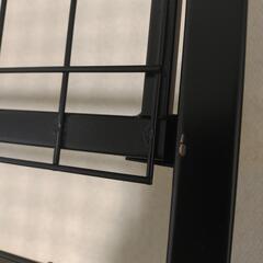 ニトリ シングルパイプベッド バジーナ F (BK)の画像