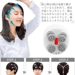 【美品】赤色LED付・防水電動頭皮ブラシの画像