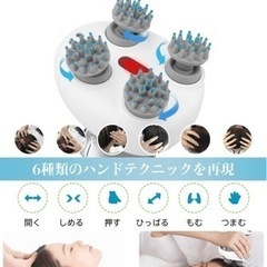 【美品】赤色LED付・防水電動頭皮ブラシの画像