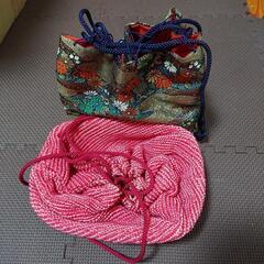 (お話中)巾着2つ