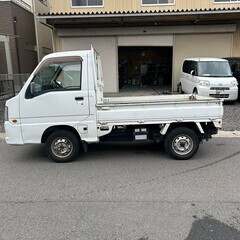 総額15.0万円★車検R7年6月★人気のエアコン付軽トラ★Tベルト済★スバル サンバートラック TB(TT1) 13.8万キロ 平成15年式 ホワイトの画像