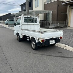総額15.0万円★車検R7年6月★人気のエアコン付軽トラ★Tベルト済★スバル サンバートラック TB(TT1) 13.8万キロ 平成15年式 ホワイトの画像