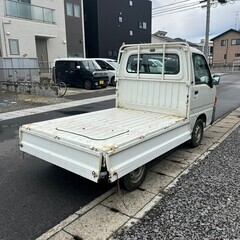 総額7.0万円 ★車検R6年4月★希少なオートマ軽トラ★スバル サンバートラック 4WD TB(TT2) 13.9万キロ 平成11年式 ホワイトの画像