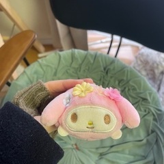 マイメロディーのぬいぐるみ　手乗りサイズ