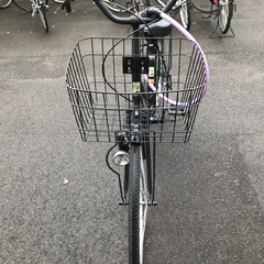 　黒　自転車　26インチの画像