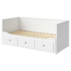 IKEA ヘムネス    ダブルベッド     シングルベッド（マットつき）の画像