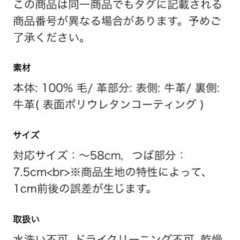 UNIQLO C アジャスタブルウールキャップの画像