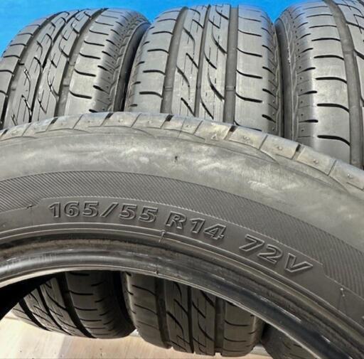 165/55R14　20年 ブリヂストン　NEXTRY　サマ－タイヤ　165/55/14　4本