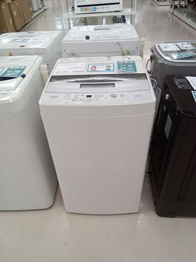 ★ジモティ割あり★ AQUA 洗濯機 AQW-S45G(W) 4.5kg 19年製 動作確認／クリーニング済み TC1921