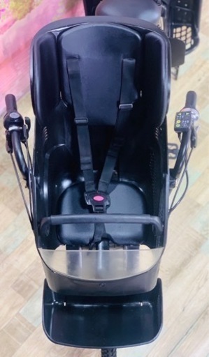 ②6059子供乗せ電動アシスト自転車3人乗りYAMAHA 20インチ良好バッテリー