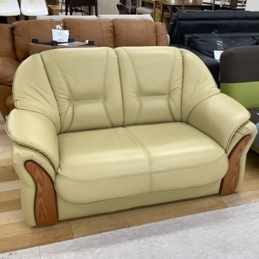 【トレファク ラパーク岸和田店】半皮 2人掛けソファー 入荷しました。