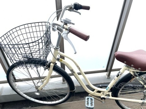 自転車 27型　スウェル276(ミルクホワイト/外装6段変速） T76JWD【2020年モデル】