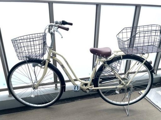 自転車 27型　スウェル276(ミルクホワイト/外装6段変速） T76JWD【2020年モデル】