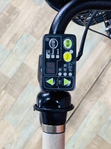 ②6011子供乗せ電動アシスト自転車ブリヂストン20インチ良好バッテリー