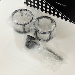 【未使用保管品‼️】Francfranc フランフラン 2カップ コーヒーメーカー ドリップ式 ブラック♪の画像