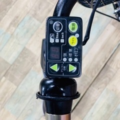 ③6011子供乗せ電動アシスト自転車ブリヂストン20インチ良好バッテリーの画像
