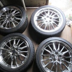 タイヤホイール付き ドルフレン ヒューヴァー 18インチ　PCD100の画像
