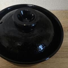 【商談中】土鍋　伊賀焼レンジ鍋　1.5号炊き黒兜