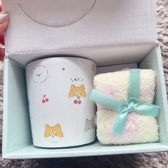 マグカップ＆ミニタオルセット(今日取引▶︎300円販売変更可能)の画像