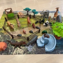 タカラトミー アニア 大きな動物園 Amazon動物フィギュアセット