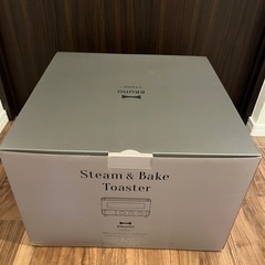 新品未使用　ブルーノ　スチーム&ベイクトースター　ブラックの画像