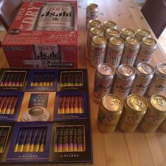 【値引】ビール350ml×43本、コーヒーセットの画像