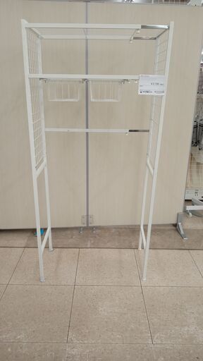 ★ジモティ割あり★  スチールラック 白 H×D×W クリーニング済み TJ4593