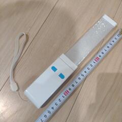 静止点滅 自在ライト　お散歩やコンサートに　乾電池付き　白い光で懐中電灯にも！の画像