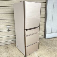ガラストップ 5ドア冷蔵庫 470L 日立 R-S4700EL ...