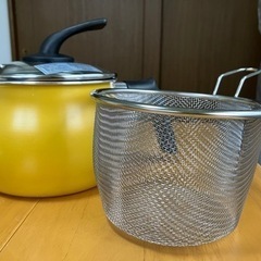 揚げ物用鍋　美品の画像