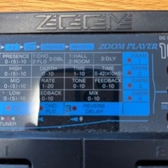 　ZOOM1010 マルチエフェクター　アダプター付きの画像