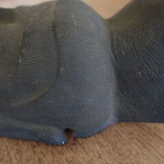 お面 菩薩 木彫り アンティーク 骨董 飾り 和風インテリア 和雑貨 彫刻 オブジェの画像