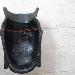 お面 菩薩 木彫り アンティーク 骨董 飾り 和風インテリア 和雑貨 彫刻 オブジェの画像