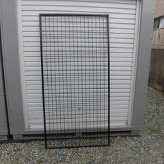 【中古】ワイヤーネット　メッシュパネル　黒　180×90（ラス１）の画像