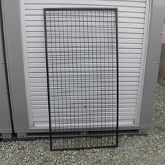【中古】ワイヤーネット　メッシュパネル　黒　180×90（ラス１）の画像