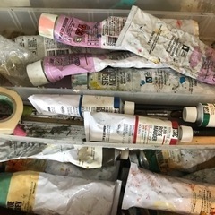 【本日まで】【無料】油絵道具を差し上げます【取りに来てくださる方】の画像