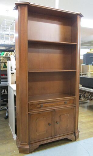 R606 イタリア製スリム ブックシェルフシリーズ 扉タイプ 幅98cm Used