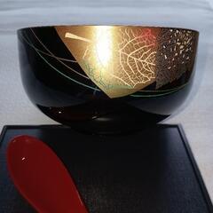 Kansai　漆塗り椀 5客セット