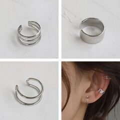 イヤーカフ3点セット（新品）片耳用の画像