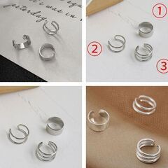 イヤーカフ3点セット（新品）片耳用の画像