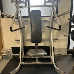 HAMMER-STRENGTH ハンマーストレングス　プレートロード・アイソラテラル・インクライン・プレス　中古の画像