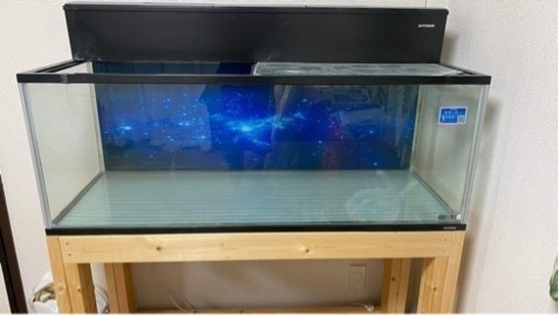 120cm水槽　水槽台　LEDライトセット