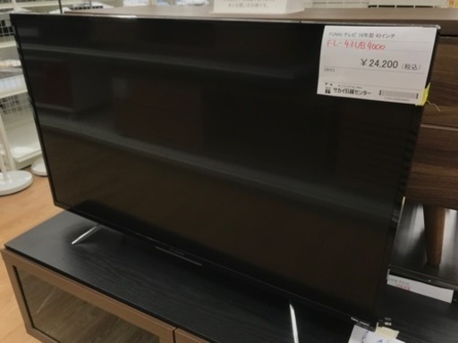★ジモティ割あり★ FUNAI テレビ 43インチ FL-43UB4000 18年製 動作確認/クリーニング済み KJ4554