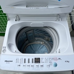 2020製ハイセンス洗濯機の画像
