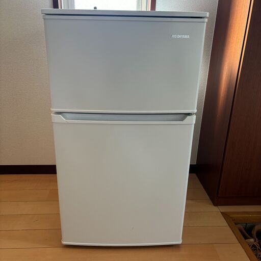アイリスオーヤマ 冷蔵庫 90L 2ドア　2021年製　狛江市