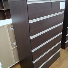 ★ジモティ割あり★ NITORI チェスト ブラウン H123×D42×W80 クリーニング済み MT728の画像