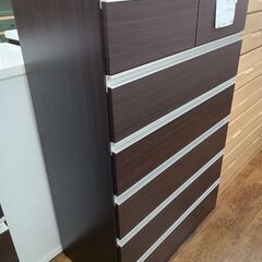 ★ジモティ割あり★ NITORI チェスト ブラウン H123×D42×W80 クリーニング済み MT729の画像
