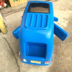 ビンテージ Little Tikes  乗用玩具 リトルタイクス 青 軽トラ トラック 軽バン 仕事車 荷台 電話 ドア付き◆福井県 福井市の画像