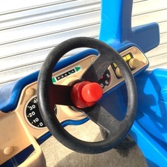 ビンテージ Little Tikes  乗用玩具 リトルタイクス 青 軽トラ トラック 軽バン 仕事車 荷台 電話 ドア付き◆福井県 福井市の画像