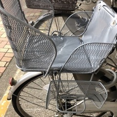 自転車　美品　チャイルドシート　後ろ乗せ　カゴ